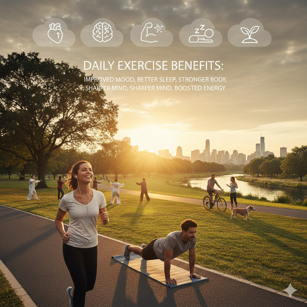 Morning walking exercise benefits for overall health