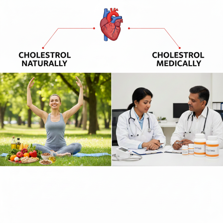 Cholesterol health guide showing LDL and HDL cholesterol effects on heart