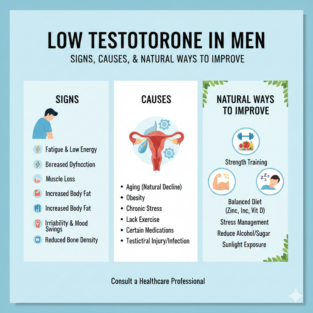 low testosterone symptoms in men