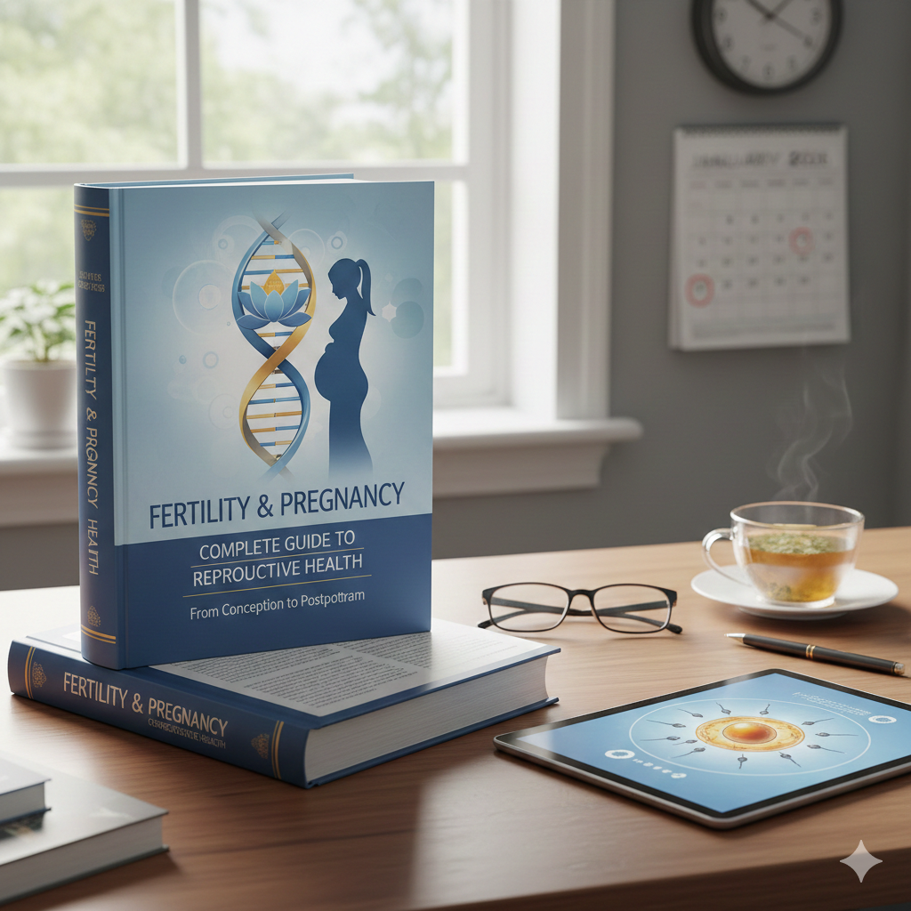 "Pregnancy timeline showing first, second, and third trimester development"