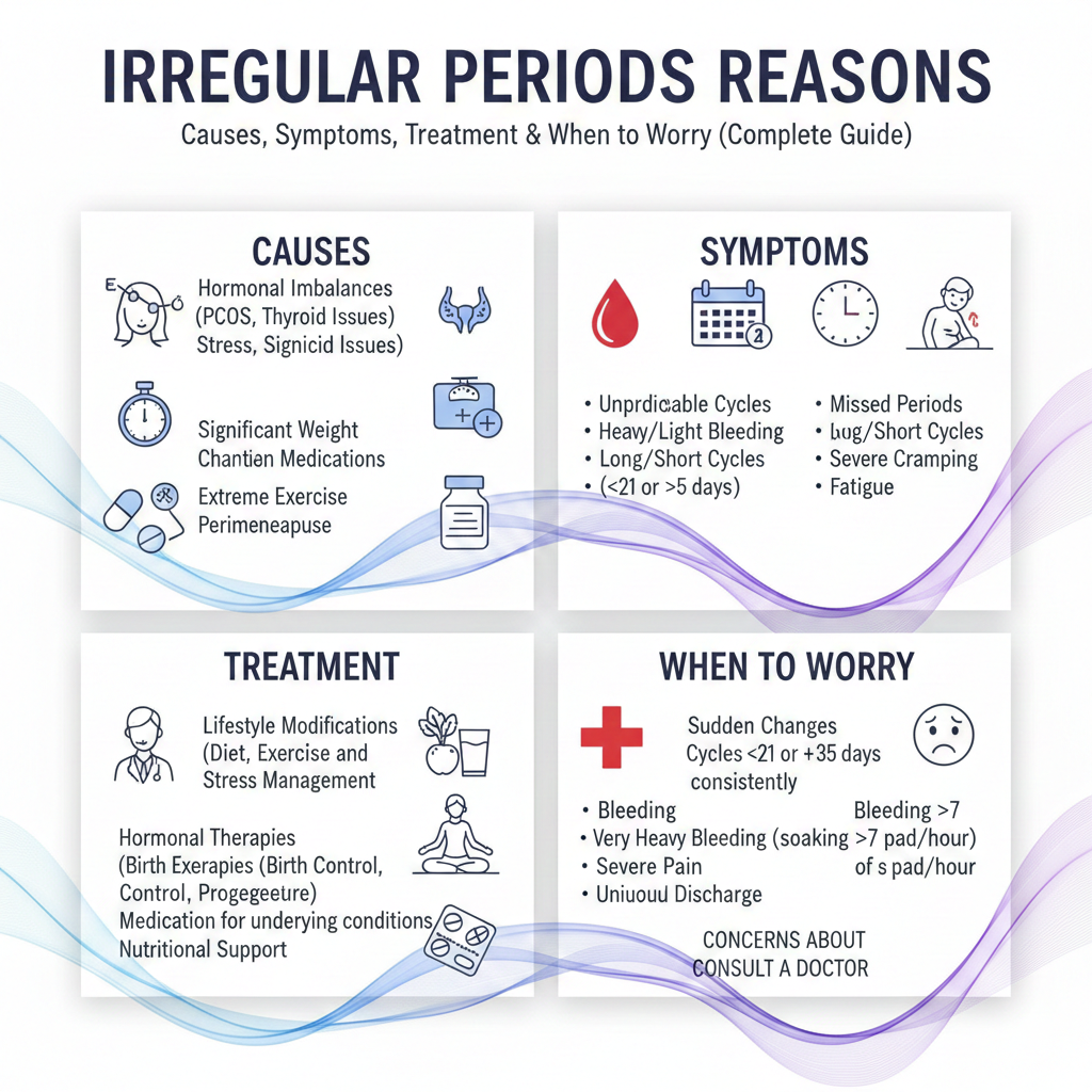 Stress related irregular periods reasons and delayed menstruation